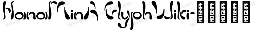 HanaMinA GlyphWiki字体转换
